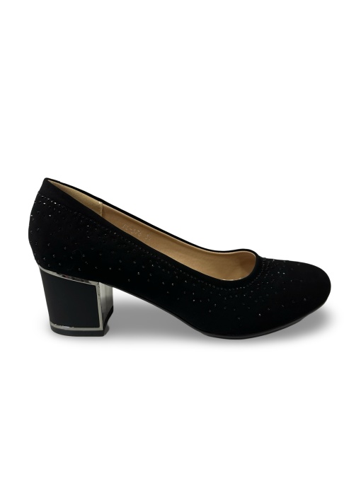 Pantofi cu toc damă negru Lorena