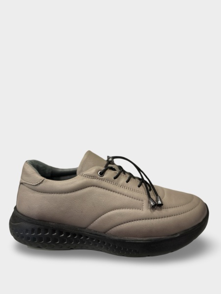 Adidasi damă beige Miley | Piele Naturală