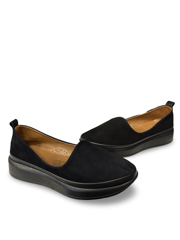 Pantofi dama negru Alinda | Piele naturală
