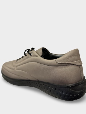 Adidasi damă beige Miley | Piele Naturală - Img 3
