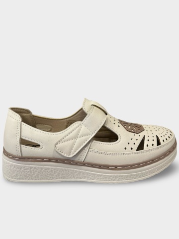 Pantofi dama beige Carlita - Img 1