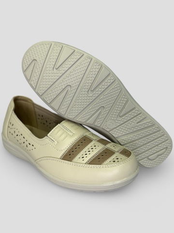 Pantofi dama beige Ozana - Img 2