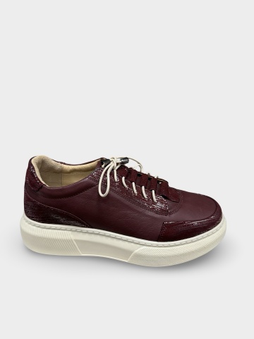 Pantofi damă bordo Emma | piele naturală - Img 3