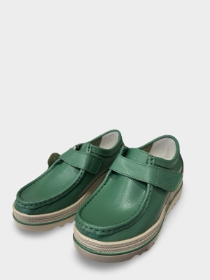 Pantofi damă casual verzi Agatha | Piele naturală - Img 3