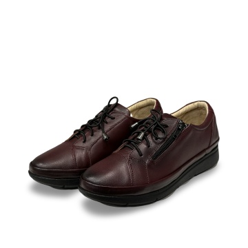 Pantofi damă vișinii Cleo | Piele naturală - Img 5