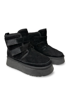Ghete damă negre Julia | piele naturală - Img 1