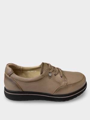 Pantofi casual damă beige Cindy - Img 1
