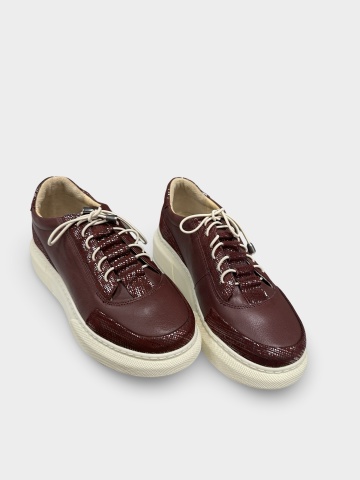Pantofi damă bordo Emma | piele naturală - Img 4