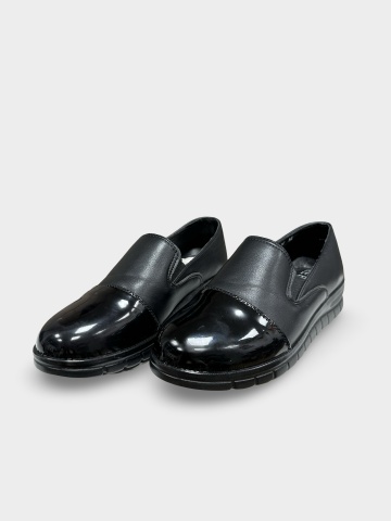 Pantofi damă casual negrii Casandra - Img 3