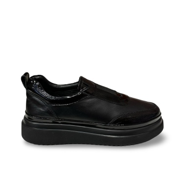 Pantofi damă negri Sofia | Piele naturală - Img 2