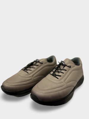 Adidasi damă beige Miley | Piele Naturală - Img 5