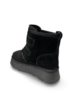 Ghete damă negre Julia | piele naturală - Img 3