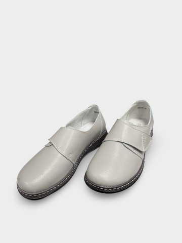 Pantofi damă gri Ania | Piele Naturală - Img 2