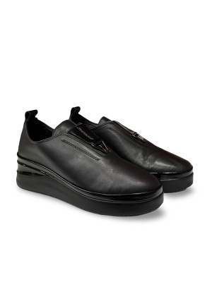 Pantofi damă negri Luna | Piele naturală - Img 2
