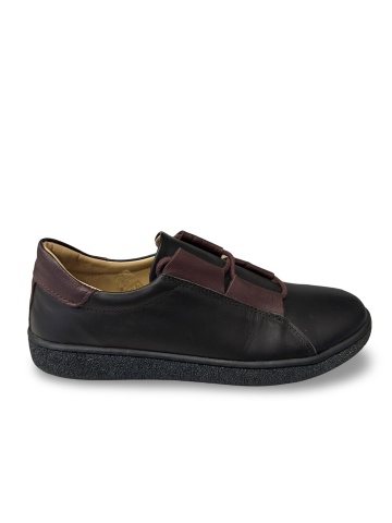 Pantofi damă negru Doina | Piele naturală - Img 3