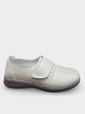 Pantofi damă gri Ania | Piele Naturală - Img 3