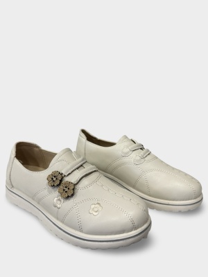 Pantofi casual dama beige Bonnie - Img 2