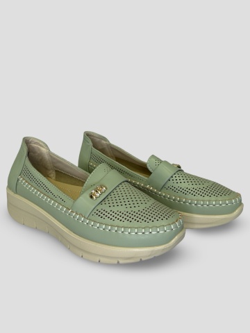 Pantofi casual dama verzi Rossana - Img 2
