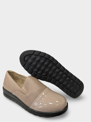 Pantofi damă casual beige Casandra - Img 5