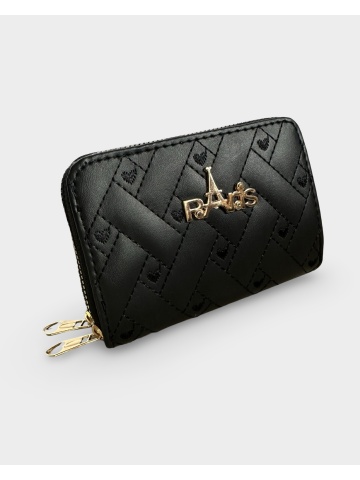 Portofel mini damă negru Donna - Img 1