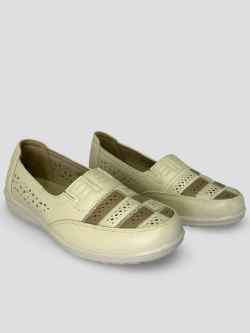 Pantofi dama beige Ozana - Img 1