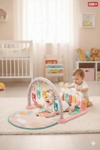 Edukativna muzička prostirka za bebe sa klavijaturom - Img 3