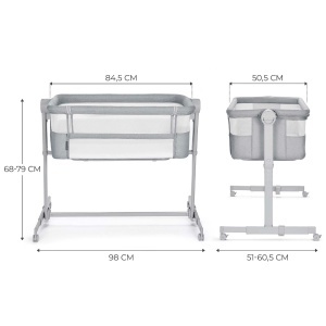 KINDERKRAFT KOLEVKA NESTE UP 2 FULL LIGHT GREY - Img 3