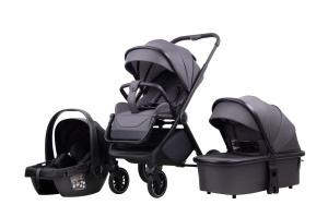 LA MAMA ALVI kolica za bebe 3u1 - gray