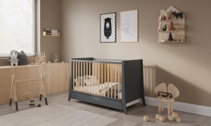 LETTINO COSMO KREVETAC 120X60 ANTRACIT PINE + FIOKA - Img 2