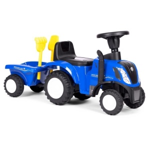 TRAKTOR SA PRIKOLICOM BLUE ECOTOYS - Img 2