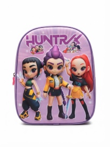 HUNTRIX 3D ljubičasti dečiji ranac