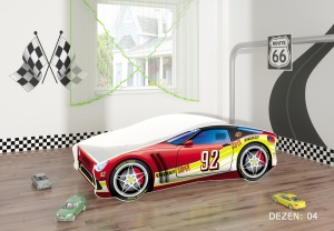 KREVET ZA DECU AUTOMOBIL 140X70 CM 04