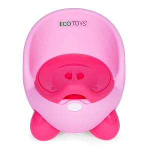 Noša za decu sa uklonivim umetkom i neklizajućim nogicama, roze, ECOTOYS