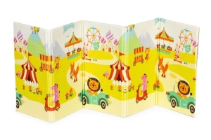 Edukativna podloga za igru sa dva lica Animals sklopiva sa torbom ECOTOYS - Img 4