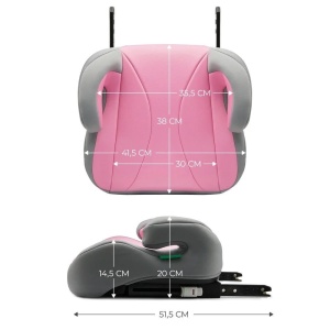 KINDERKRAFT BUSTER I-BOOST 135-150CM PINK - Img 2