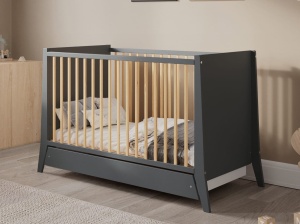 LETTINO COSMO KREVETAC 120X60 ANTRACIT PINE + FIOKA