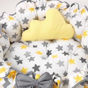 SOFT BABY PODLOGA ZA IGRU GREY-YELLOW - Img 4