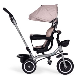 2u1 tricikl sa rotirajućim sedištem i sklopivom tendom Beige, ECOTOYS - Img 4