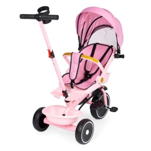 2u1 tricikl sa rotirajućim sedištem i sklopivom tendom Pink, ECOTOYS - Img 4