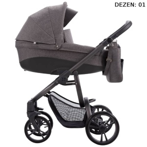 BEBETTO HOLLAND NEW KOLICA ZA BEBE SET 2U1 SIVI RAM