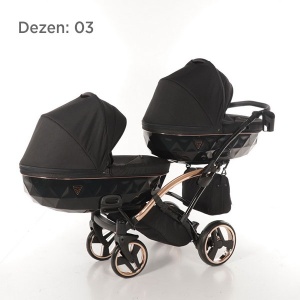 Junama Individual Duo Slim kolica za blizance set 2u1 03