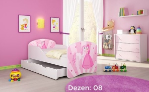 KREVET ZA DECU 180X80 CM SA DODATNOM FIOKOM ACMA 1 08