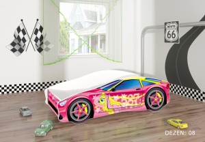 KREVET ZA DECU AUTOMOBIL 140X70 CM 08