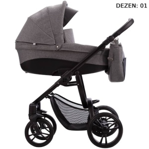 BEBETTO HOLLAND NEW KOLICA ZA BEBE SET 3U1 CRNI RAM
