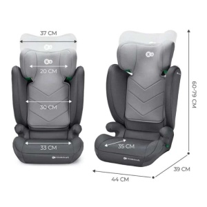 KINDERKRAFT AUTOSEDISTE I-SPARK I SIZE GREY - Img 3