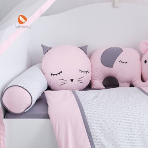 POSTELJINA ZA KREVETAC STARS 120X60 PINK - Img 3