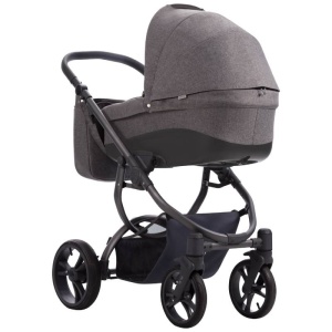 BEBETTO HOLLAND NEW KOLICA ZA BEBE SET 3U1 SIVI RAM - Img 3