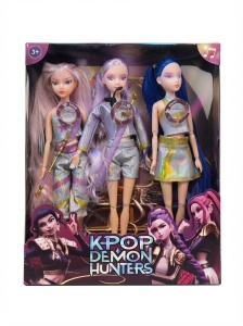 K-Pop Demon Hunters - Set od 3 modne lutke