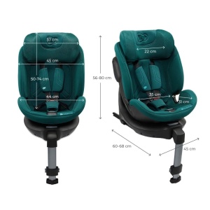 KINDERKRAFT AUTO SEDISTE XRIDER 2 i-size 40-150cm GREEN - Img 2