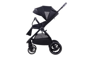 LA MAMA TRIO kolica za bebe 3u1 - black - Img 4